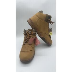 Roper Mens Horseshoe Kiltie Causual Boots Size 9.5 Brown Leather